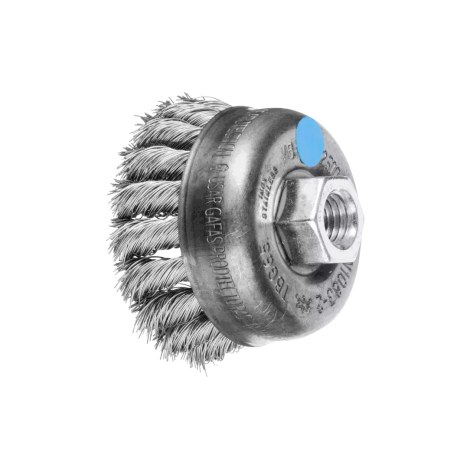 Vielinis apvalus šepetys Pferd TBG Inox; 65 mm; M14; 