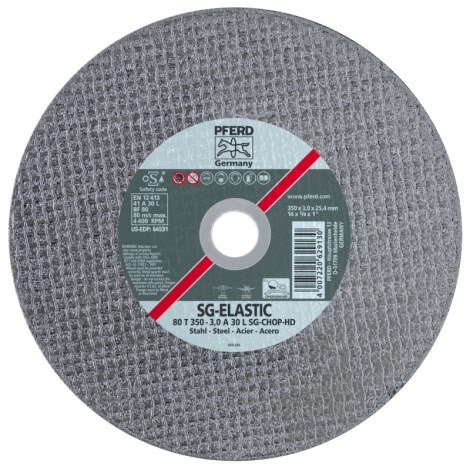Abrazyvinis pjovimo diskas Pferd T300; 300x3,0x32 mm metalui