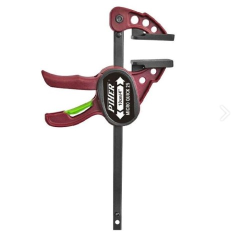 Greitos fiksacijos spaustuvas Piher Micro QUICK; 10 cm; 2 vnt.