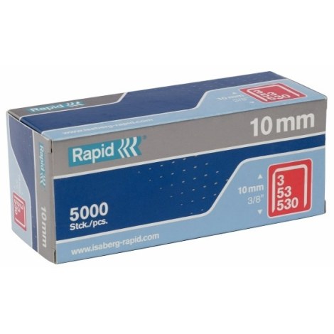 Kabės Rapid; 11,4x10 mm; 5000 vnt.; tipas 53