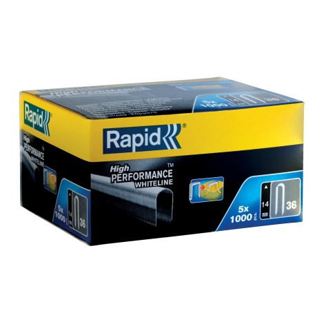 Kabės Rapid 11886911; 14 mm; 5000 vnt.; tipas 36