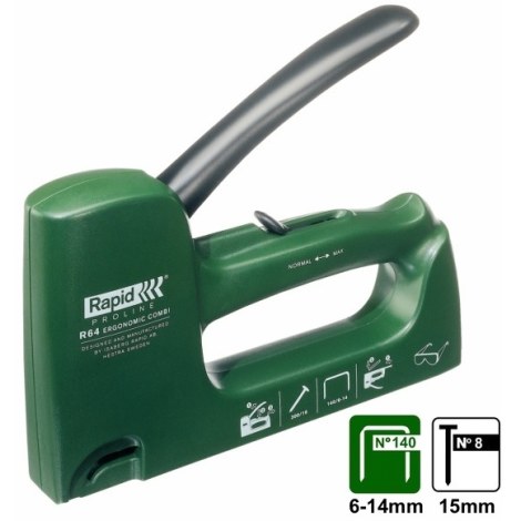 Mechaninis apkabėlių plaktukas Rapid HANDY R64