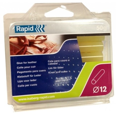 Klijų strypeliai Rapid; 12x94 mm; 0,05 kg; geltonos spalvos