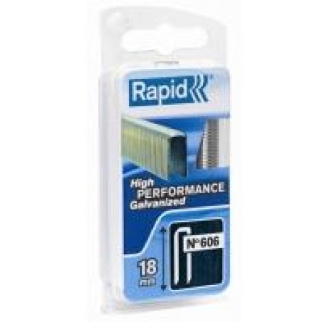 Kabės Rapid 1200 vnt.; tipas 606; galvanizuotos