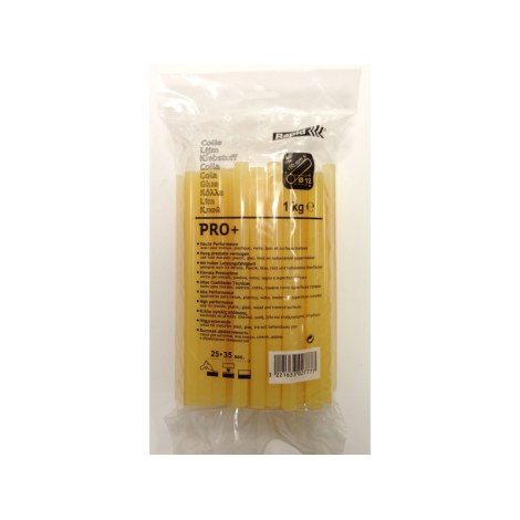 Klijų strypeliai Rapid PRO Plus; 12x190 mm; 10 kg; geltonos spalvos