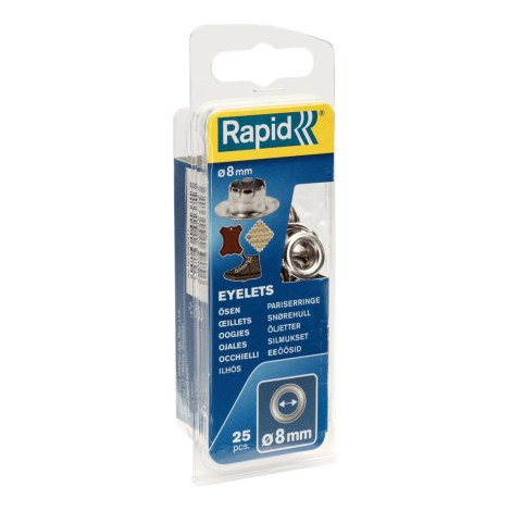 Kniedės Rapid Inox; Ø8 mm; 25 vnt.