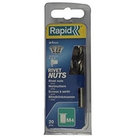 Kniedės Rapid M4; Ø4 mm; 20 vnt.
