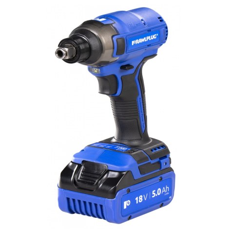 Smūginis veržliasukis RawlPlug R-PID18-XL2; 18 V; 2x5,0 Ah akum.