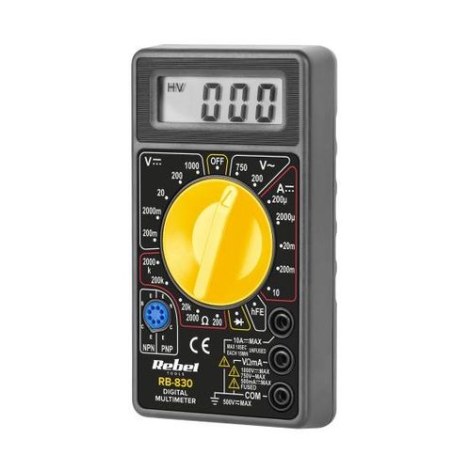 Multimetras Rebel RB-830