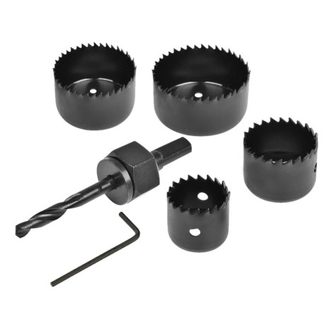 Gręžimo karūnų rinkinys Rexxer RG-05-200; 32-54 mm; 5 vnt.
