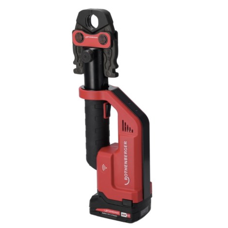 Hidraulinis presas Rothenberger ROMAX COMPACT III Set M15-22-28; 18 V; 1x2,0 Ah akum.