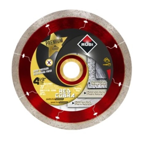Deimantinis pjovimo diskas Rubi RED COBRA PREMIUM; 115 mm