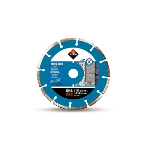 Deimantinis pjovimo diskas Rubi SHA 115 PRO; 115 mm 