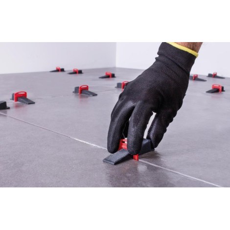 Plytelių nyveliavimo komplektas Rubi DELTA LEVEL SYSTEM; 1,5 mm