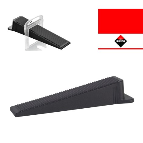 Pleišteliai plytelėms Rubi DELTA LEVEL SYSTEM; 1200 vnt.
