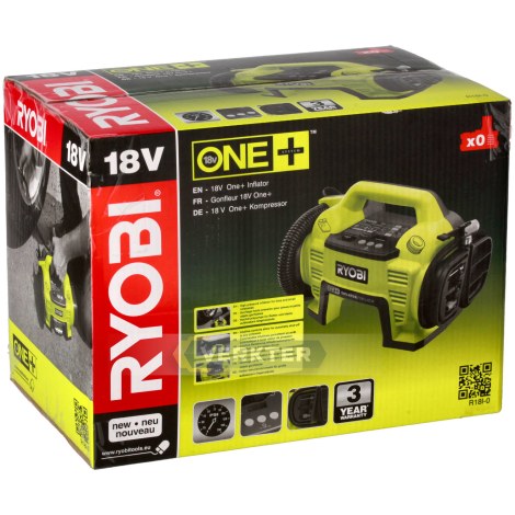Akumuliatorinė oro pompa Ryobi R18I-0; 18 V (be akumuliatoriaus ir pakrovėjo)