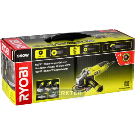 Kampinis šlifuoklis Ryobi RAG950-S125 