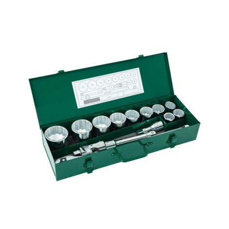 Galvučių komplektas Sata S09015; 3/4''; 30-60 mm; 15 vnt.