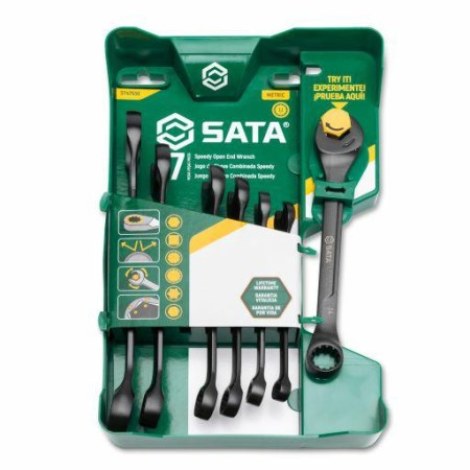 Raktų komplektas Sata ST47530; 8-17 mm; 7 vnt.