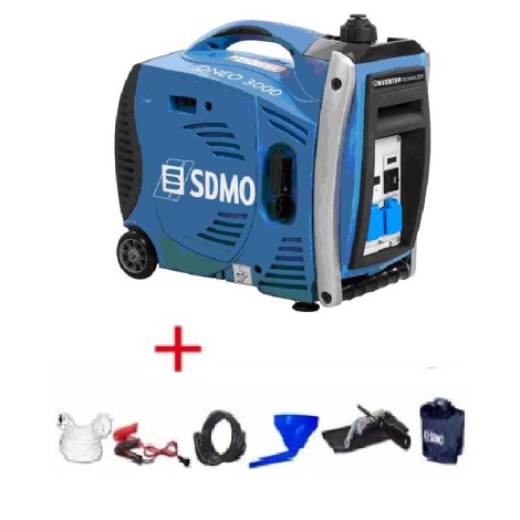 Inverterinis generatorius SDMO 50 Hz INEO 3000 Inverter + Alyva