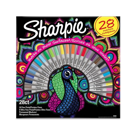 Žymeklių rinkinys Sharpie Peacock; 28 vnt.