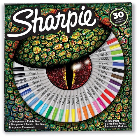 Žymeklių rinkinys Sharpie Eye; 30 vnt.