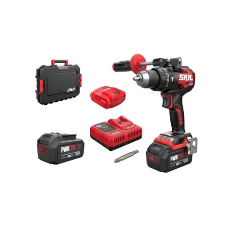 Smūginis suktuvas-gręžtuvas Skil 3085XP; 20 V; 2x4,0 Ah akum.
