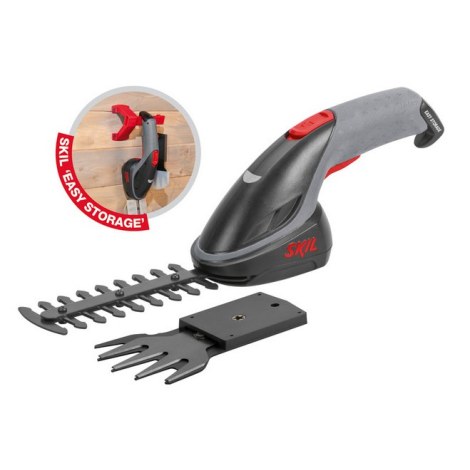 Gyvatvorių ir žolės žirklės Skil 0755 AA akumuliatorinės; 15 cm ilgio