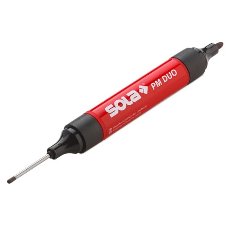 Žymeklis Sola PMDUO; 15 cm; juodas