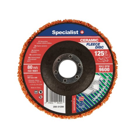 Valymo diskas Specialist 250-31256; 125 mm