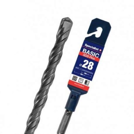Grąžtas betonui Specialist; 28x390x450 mm; SDS-plus