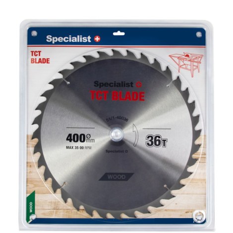 Pjovimo diskas medienai Specialist Wood; 400x2,2x32 mm; Z36 