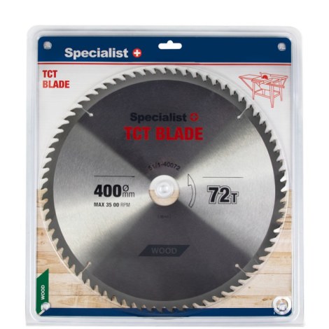 Pjovimo diskas medienai Specialist Wood; 400x2,2x50 mm; Z72 