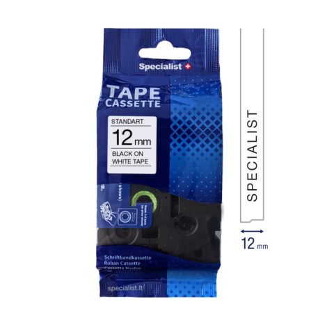 Juosta lipdukams ir etiketėms Specialist 31/2-AZE231; 12 mm; 8 m