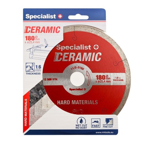 Deimantinis šlifavimo diskas Specialist CERAMIC 11/2-3180; 180 mm