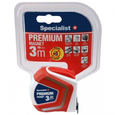 Matavimo ruletė Specialist Premium; 3 m