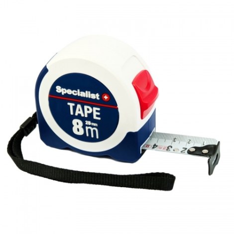 Matavimo ruletė Specialist Tape; 8 m