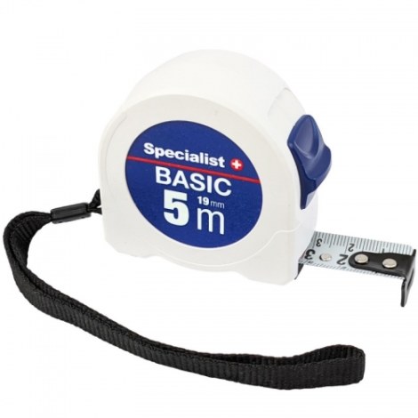 Matavimo ruletė Specialist Basic; 5 m