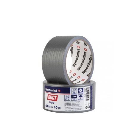 Plastikinė lipni juosta Specialist TN-09B/CS; 48 mm x 10 m; universali