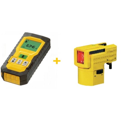 Lazerinis atstumų matuoklis Stabila LD300 + Lazerinis nivelyras Stabila LAX 50