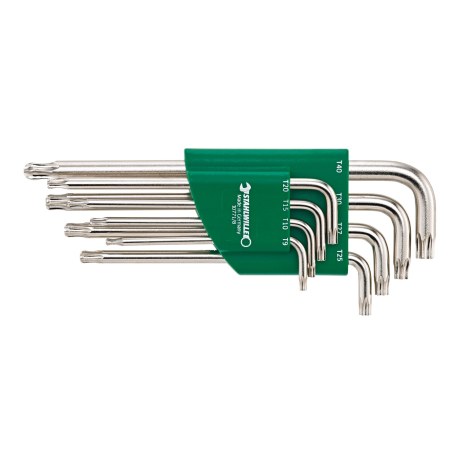Raktų komplektas su Torx antgaliais Stahlwille 96432700; 8 vnt.