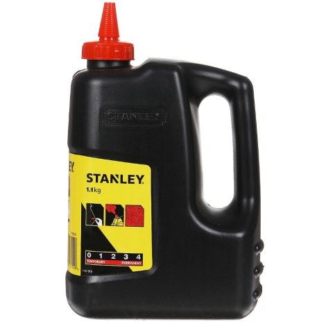 Pakeitimo kreida matavimo virvei-žymekliui Stanley; 1100 g; raudona
