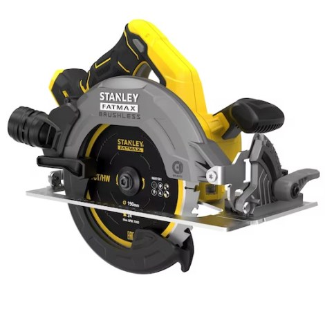 Akumuliatorinis diskinis pjūklas Stanley SFMCS550B-XJ; 18 V (be akumuliatoriaus ir pakrovėjo)