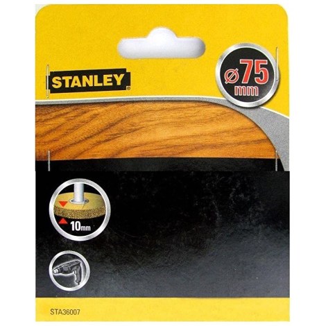 Vielinis apvalus šepetys Stanley STA36007-XJ; 75x10 mm