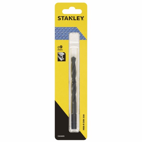 Grąžtas metalui Stanley STA50095-QZ; HSS-R; DIN 338; 9,0x125 mm