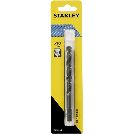 Grąžtas metalui Stanley STA50105-QZ; HSS-R; DIN 338; 10x133 mm