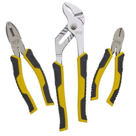 Replių komplektas Stanley ControlGrip; 3 vnt.