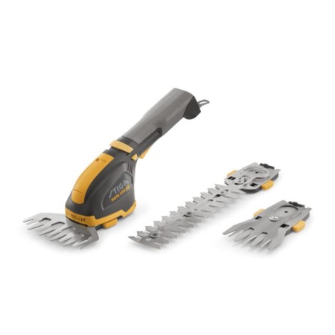 Gyvatvorių ir žolės žirklės Stiga SGM 104 AE; 10,8 V; 1x2,5 Ah; 8/13/20 cm ilgio; akumuliatorinės
