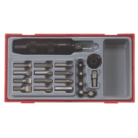 Smūginių sukimo galvų komplektas  Teng Tools TTID2; 20 vnt.