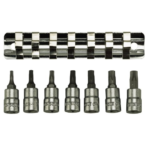 Galvučių komplektas Teng Tools M1408TX; TX; 7 vnt.